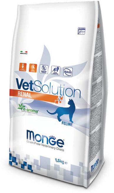 CAT몬지 벳솔루션 레날 1.5kg -신장질환을 겪고 있는 반려묘를 위한 처방식, 1개