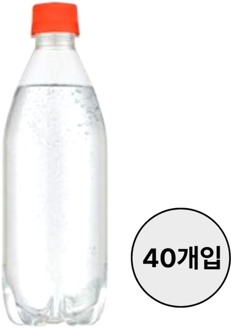 라인바싸 탄산음료 자몽 무라벨, 500ml, 40개