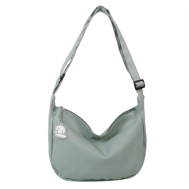 엘에이스 심플하고 가벼운 숄더백 데일리 파스텔톤 캔버스 크로스백