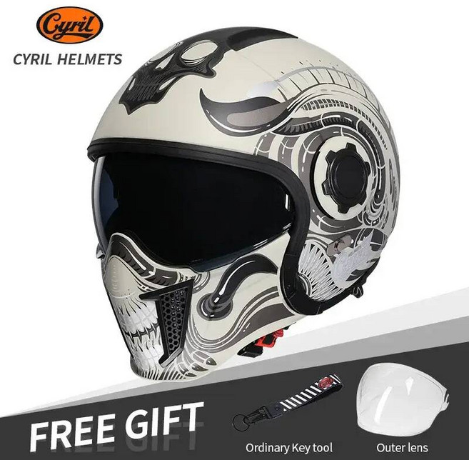 오토바이 블루투스 헬멧 오토바이헬멧 DOT ECE 인증 3/4 오픈 페이스 안전 모듈식 전체 남성 여성, XL, ZhengQi PengKe Huang