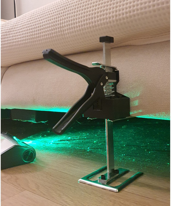 엔코슈 일당백 가구 아래 청소 클램프 리프팅 바이킹암 클램프 리프트 쇼파 침대 가구 리프터 가구 들어올리는 기구 핸드 자키 121, 1개