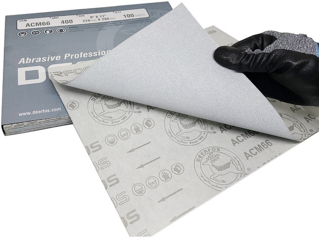 디어포스 사포 페파 종이사포 샌딩사포 연마 CCM66 ACM66 120방 ~ 800방 1권, 220방, 1개