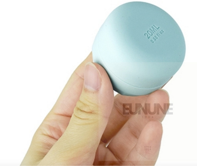 은우네 실리콘 크림 공병 여행용실리콘크림통, 그린, 1개, 그린