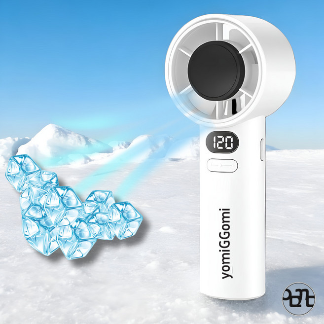 요미꼬미 휴대용선풍기 손선풍기 미니선풍기 핸디선풍기, 크림실버, 요꼬미 M11