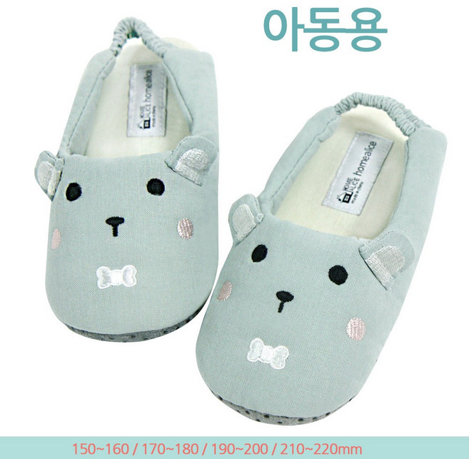 홈앨리스 코코베어 아동 덧신 (160~220mm) 미끄럼방지 층간소음방지 실내화, 190~200mm, 1개