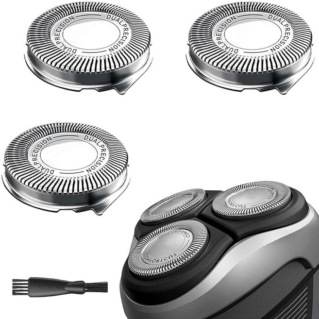 Suleto Norelco 면도기와 호환되는 HQ8 교체용 헤드 블레이드 PT720 AT880 AT810 헤드용 HQ8 면도날 면도기 및 Aquatec PT860 HQ81, 1) 3 Count (Pack of 1)