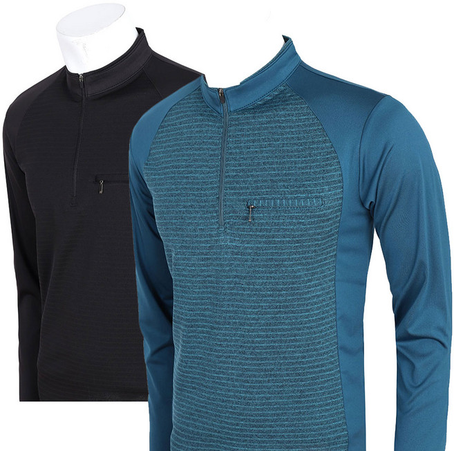 반집업티셔츠 남성등산티 기능성티셔츠 쿨링 냉감 티