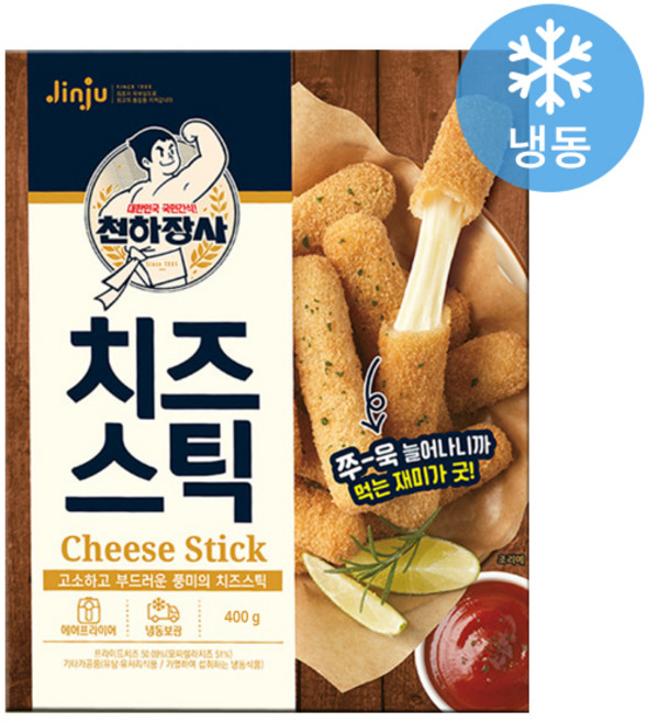 진주햄 천하장사 치즈스틱 400g, 1개