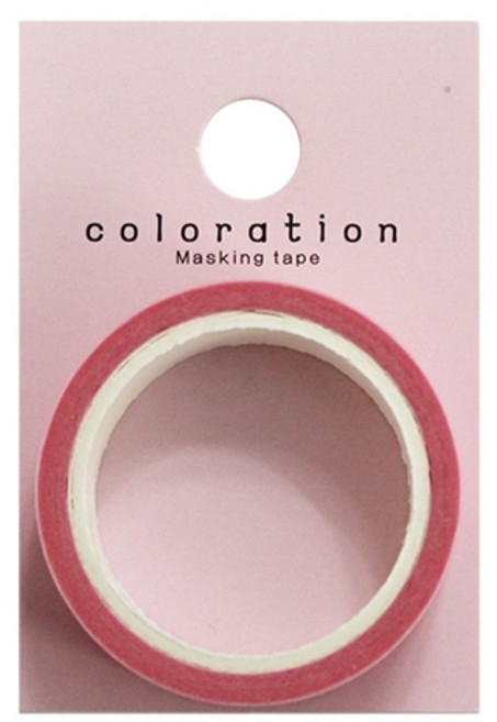 예현 칼라 마스킹테이프 데코테이프 멀티테이프, 단색 분홍_$YXA