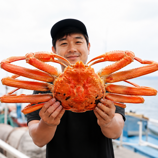 [동해알찬수산] B급 러시아대게 박달대게 3kg (1세트 총 3미 내외) 다리절지2~3개 특가행사 자숙(찜)발송 모임음식추천 당일발송 박달대게 신선식품 모임음식 선물추천, 1개