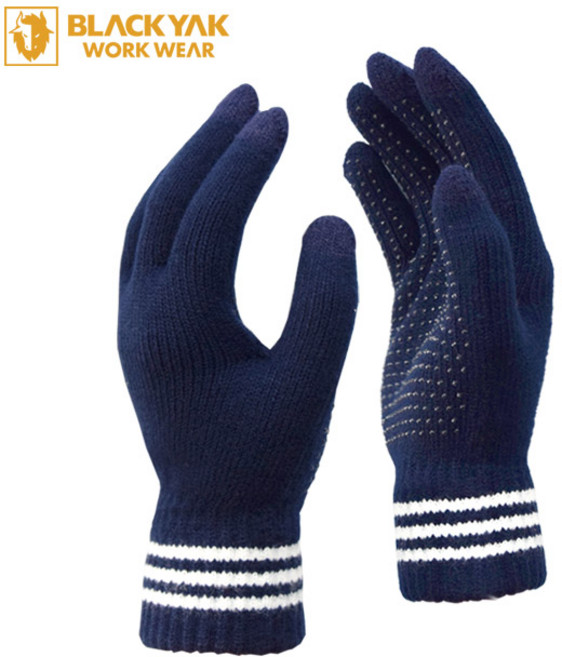 블랙야크 니트 기모장갑 스마트폰터치