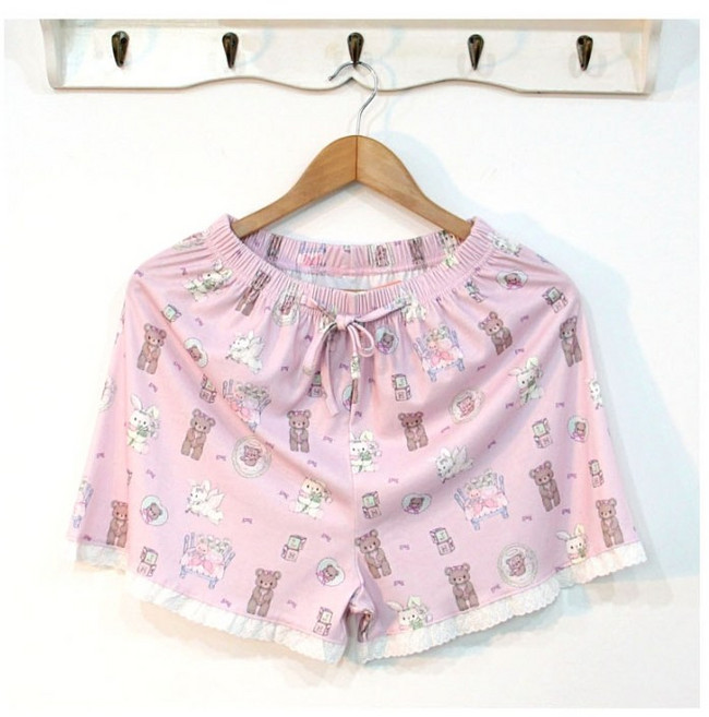 서울양품점_여성 스위트 스판 잠옷바지 프리 순면100% 파자마 홈웨어 실내복 바캉스 바지