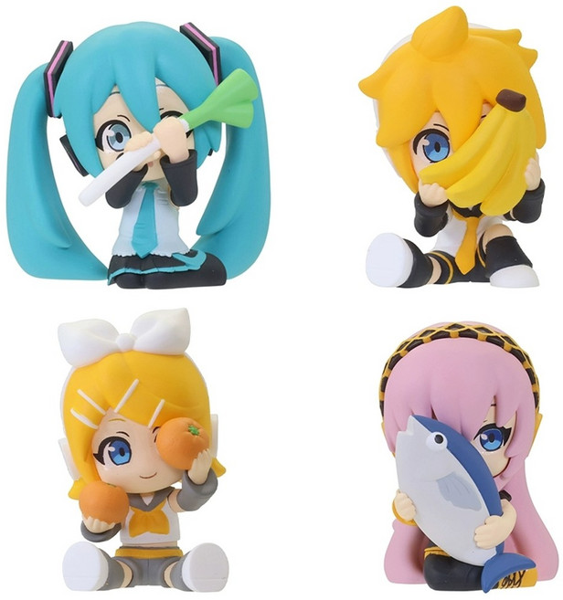 4종풀세트 일본정품 보컬로이드 숨바꼭질 렌 루카 피규어 가챠 린 미쿠 카가미네린 카가미네 렌 메구리네루카 미니어쳐 대파미쿠 프세카 프로젝트세카이가챠, 4종 세트, 정품, 1개