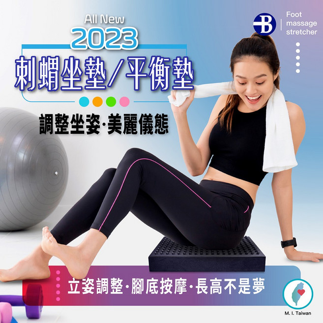 B 刺蝟坐墊 平衡墊 核心訓練 瑜珈軟墊 健身支撐墊, 1個, 【金剛黑】刺蝟 雙面可選 運動 平衡墊