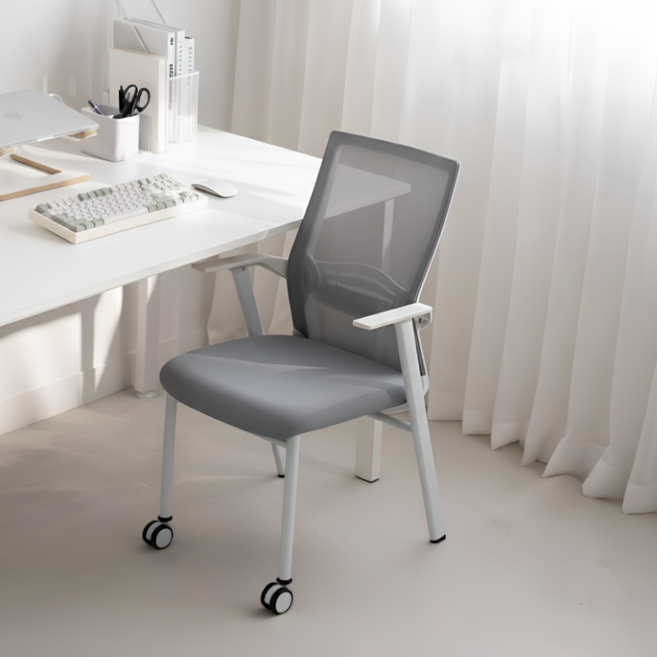 딥워크 서울대의자 PRO 컴퓨터의자 사무용 사무실 게이밍 공부 학생 책상 의자, 기본형, 화이트그레이
