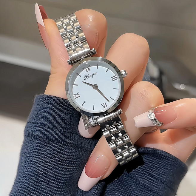 디프른티 여성 메탈 패션 손목시계