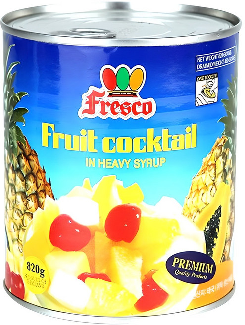 Fresco 후르츠 칵테일 통조림, 820g, 1개