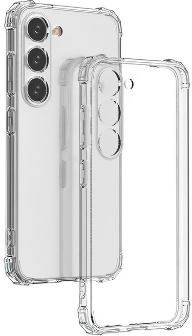 호구다 방탄 범퍼 투명 젤리 휴대폰 케이스 1+1