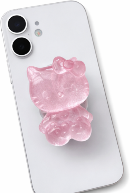 러블리 마블 키티 스마트톡, 일반부착형, 1개, 핑크