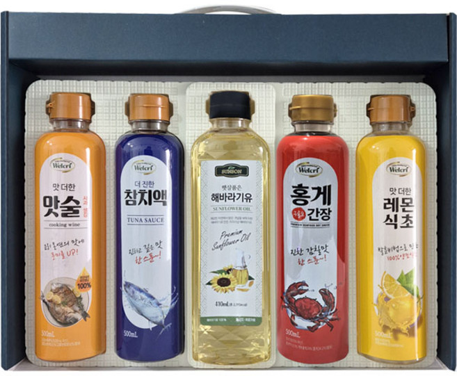 요리명장 행복5호 참치액명절선물세트 전복간장선물, 1개, 500ml