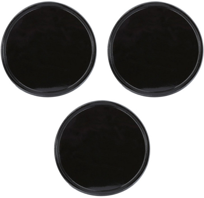 렛포레 멀티 만능 논슬립 차량용 겔 패드 핸드폰 거치대 미끄럼 방지 패드, 블랙, 3개