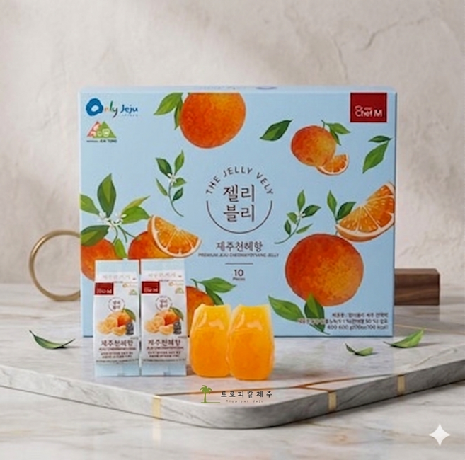 제주 천혜향 젤리블리 푸당 제리 제주도기념품, 600g, 1박스