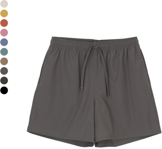 오마보이 남성용 뉴트럴 파스텔 4부 나일론 스판 반바지