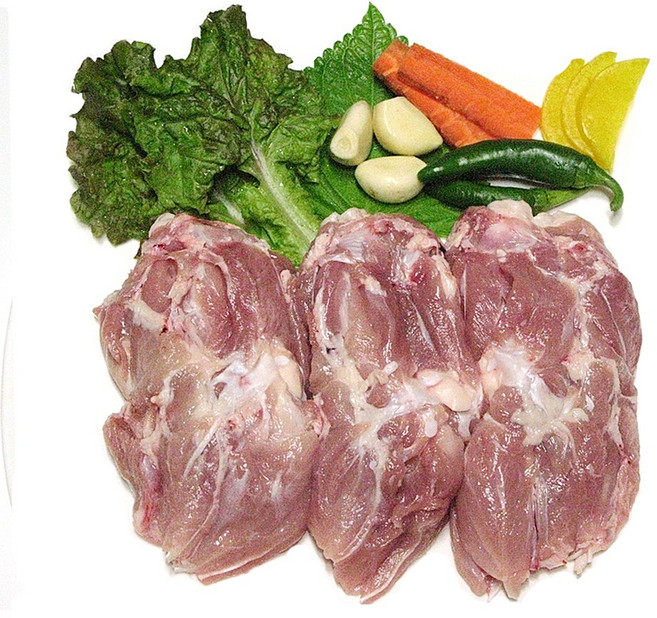 가나안 닭정육 1kg 국내산 뼈없는 순살 닭다리살, 1개