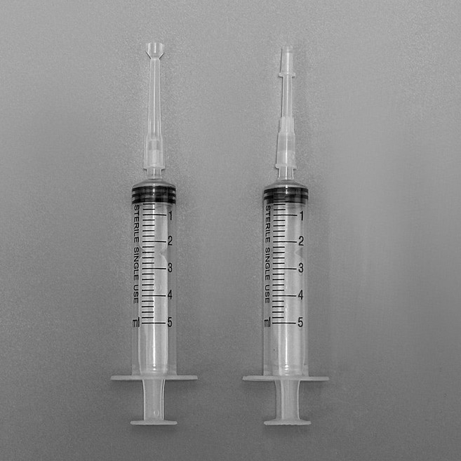 포포라운지 향수 소분 스포이드 5ml 주사기 화장품 공병 리필 주입기, 일체형 내경 1.65mm, 1개