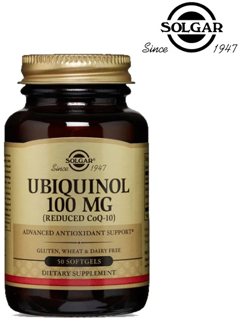 SOLGAR 솔가 유비퀴놀 Ubiquinol 100mg, 50정, 1개 - 쿠팡