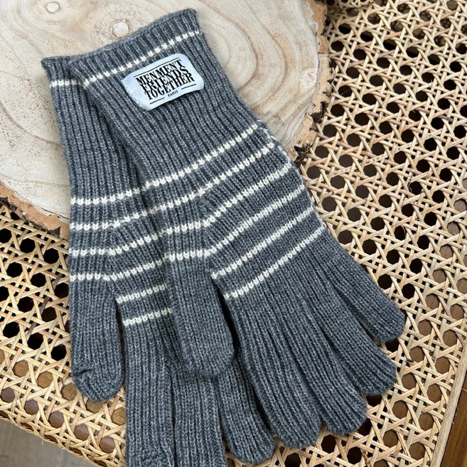 아일린 여성 겨울 스마트폰터치장갑 니트 롱 장갑 양모 기모 스키장 보온 방한