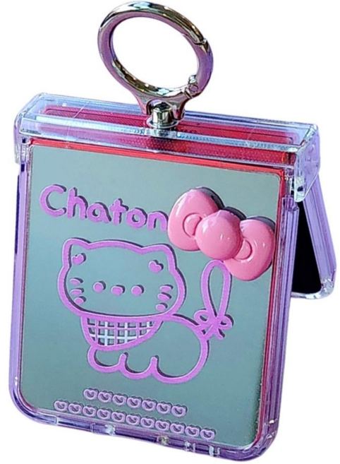 리본캣 풀미러 힌지보호 핑거링 케이스