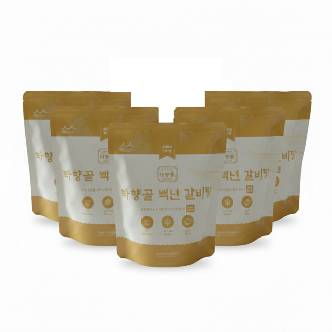 [46년 갈비탕 장인] 타향골 백년 갈비탕(특제소스 제공), 5개, 1kg