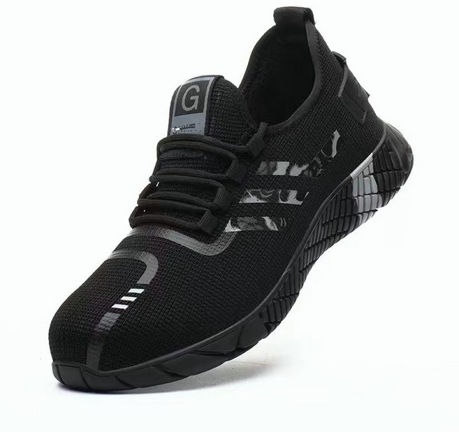 柔軟透氣防砸防撞鋼頭工作安全鞋