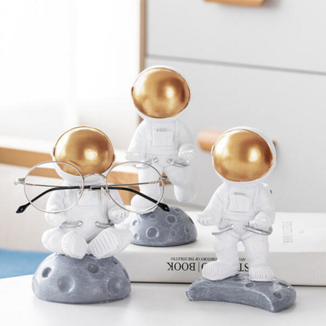 아트박스/진바스 우주인 안경거치대 캐릭터 안경거치대, 스타일2 일어서있는