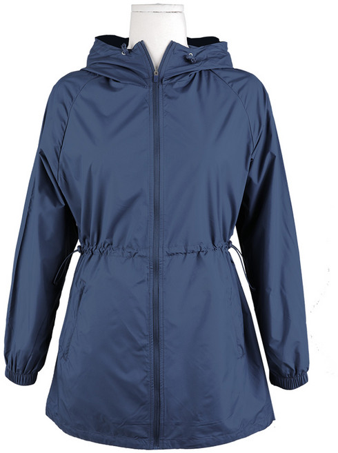 [이지바이] 여성 바람막이 롱 자켓_캔디팝 초경량 후드 집업 간절기 점퍼 아우터