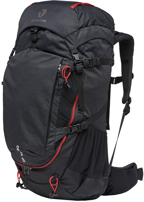 블랙야크 45리터 등산배낭 알파인델타45A 2BYKSX4910, BLACK