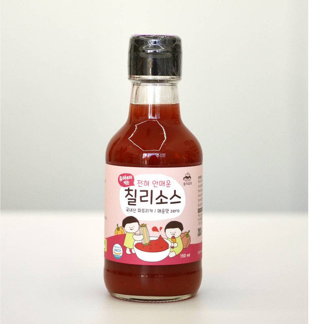 전혀 안매운 어린이 칠리소스 150ml 저염 유아반찬 소스, 1개