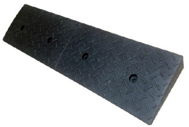 점포진입판 H70mm 경사로진입판, 검정, 1개