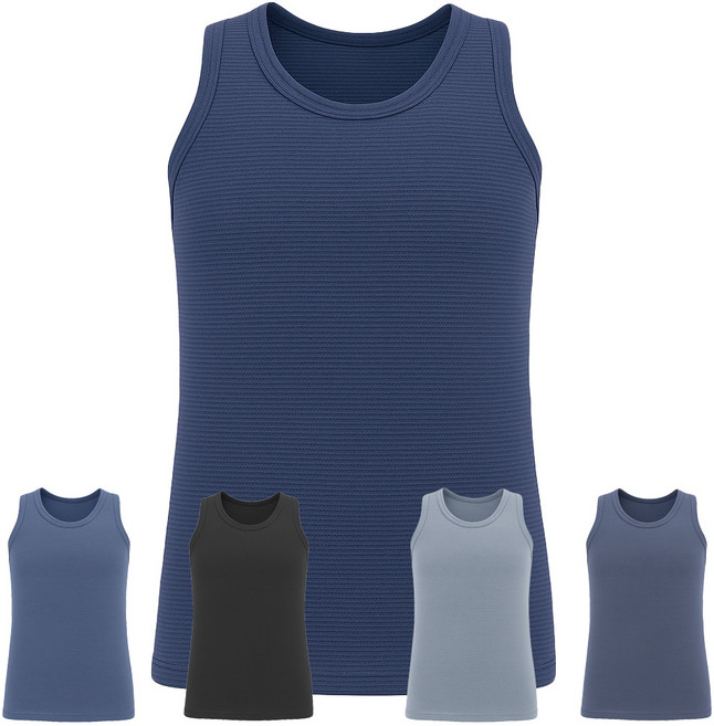 발렌티노크리스티 시원한 인견 남자 런닝 5매