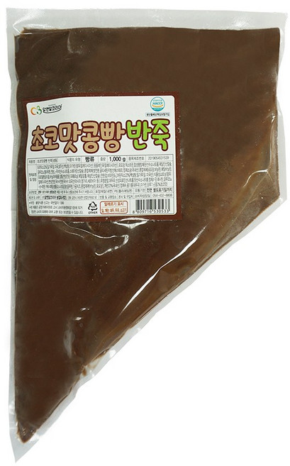 커피콩빵 반죽 1kg 초코맛 홈베이킹 카페 디저트, 1개