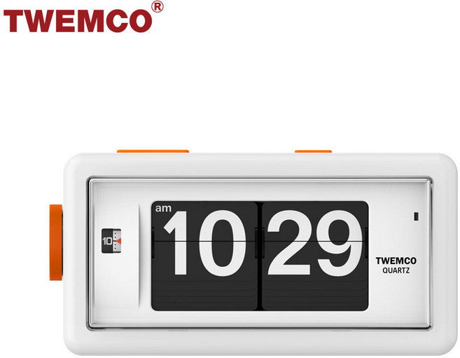 트웸코 AL-30 플립 알람 탁상시계, 화이트