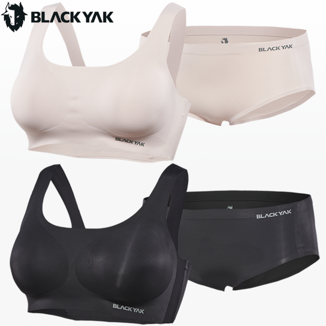 블랙야크 여성 365제로G언더웨어세트 스포츠 캐주얼 브라 + 팬티 1BYUDM3501