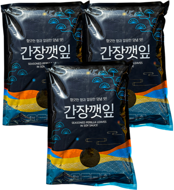 간장 깻잎 12kg 깻잎 장아찌 깻잎 절임 업소용, 1개