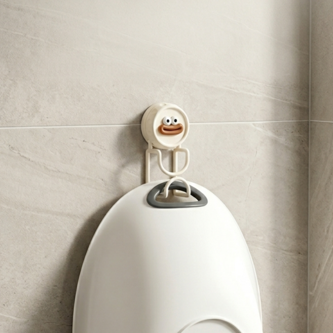 유디엘 클린허그 아기욕조걸이 아기변기걸이 대야걸이, 화이트, 1개