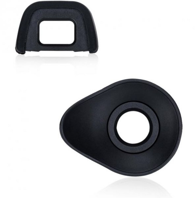 JJC 2종 아이컵 아이피스 뷰파인더 니콘 D780 D750 D610 D3500 D3400 D3300 D5600 D5500 D7500 D7200용 360° 회전 가능한 타원형