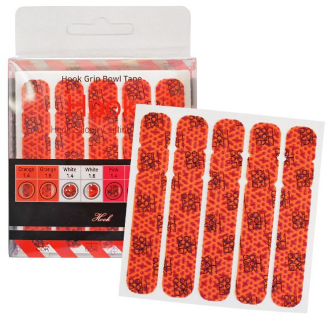 훅 다목적 실리콘 프리컷 테잎 볼링테이프 중약지 리프팅 강화 인서트테잎 볼링용품, No.1 오렌지