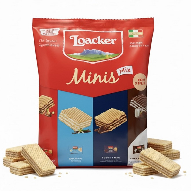 로아커 웨하스 미니스, 800g, 1개