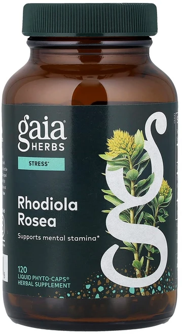 Gaia Herbs 홍경천 비건 액상 파이토캡 120정, 1개 - 쿠팡