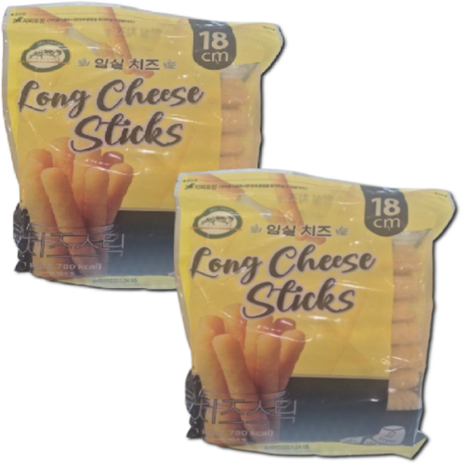 이지푸드 임실 롱 치즈스틱 1.2kg, 1kg, 2개